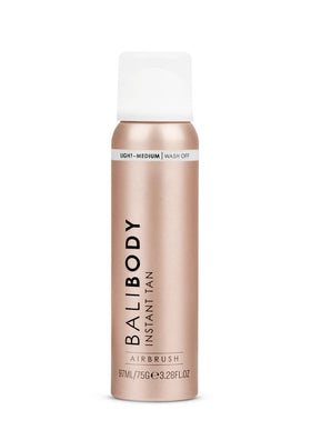 BALI BODY front packaging showing compact 97ml can and matte finish benefit