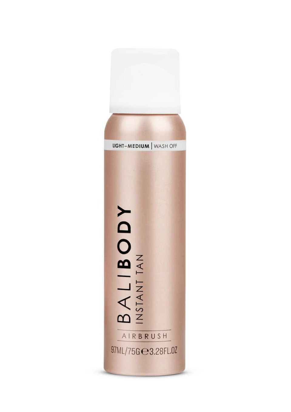 BALI BODY front packaging showing compact 97ml can and matte finish benefit
