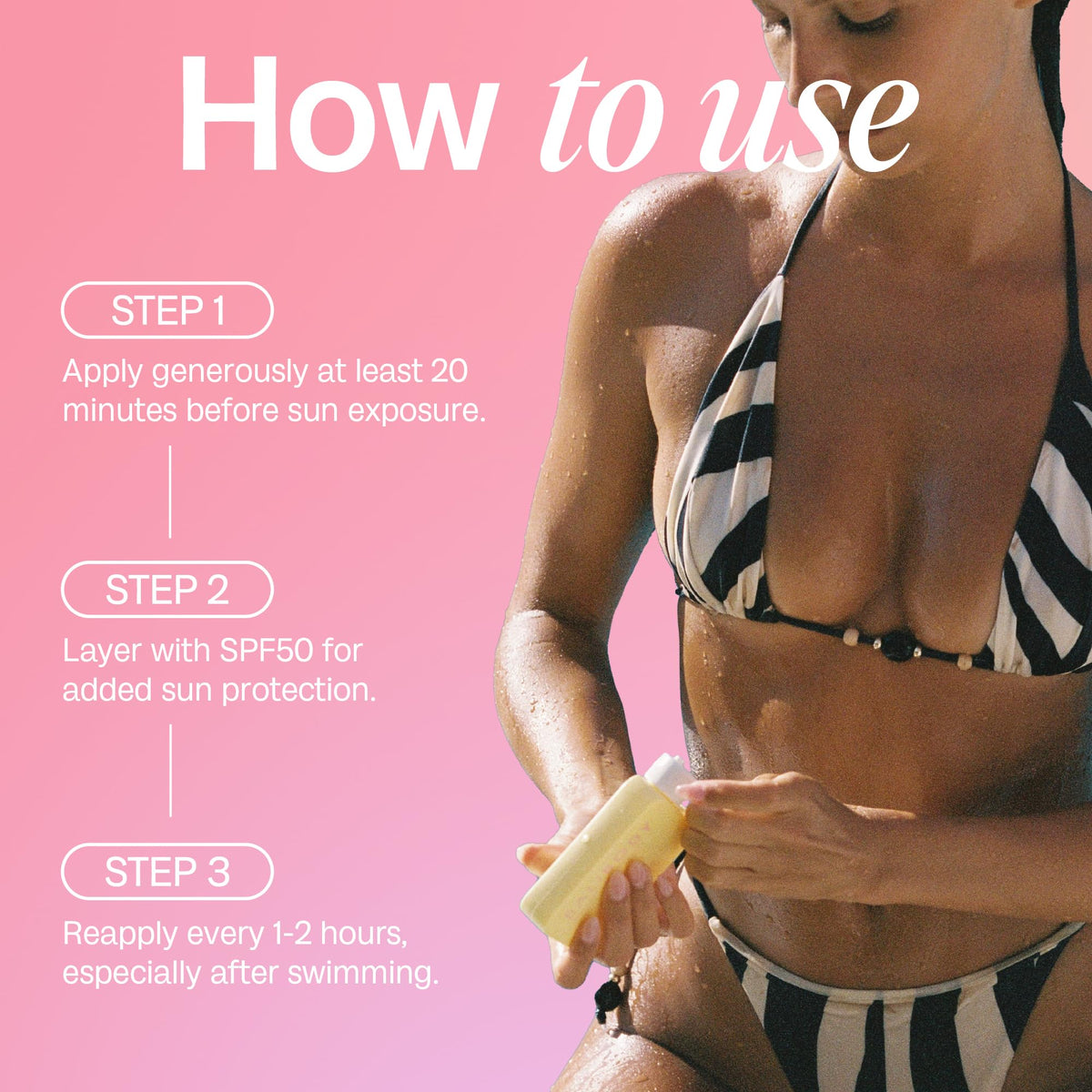 BALI BODY pineapple tanning oil next to wallet for 100 ml size and travel-friendly convenience