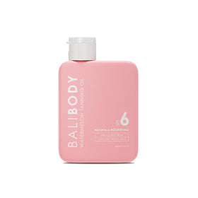 BALI BODY front bottle showing watermelon oil and travel-ready size