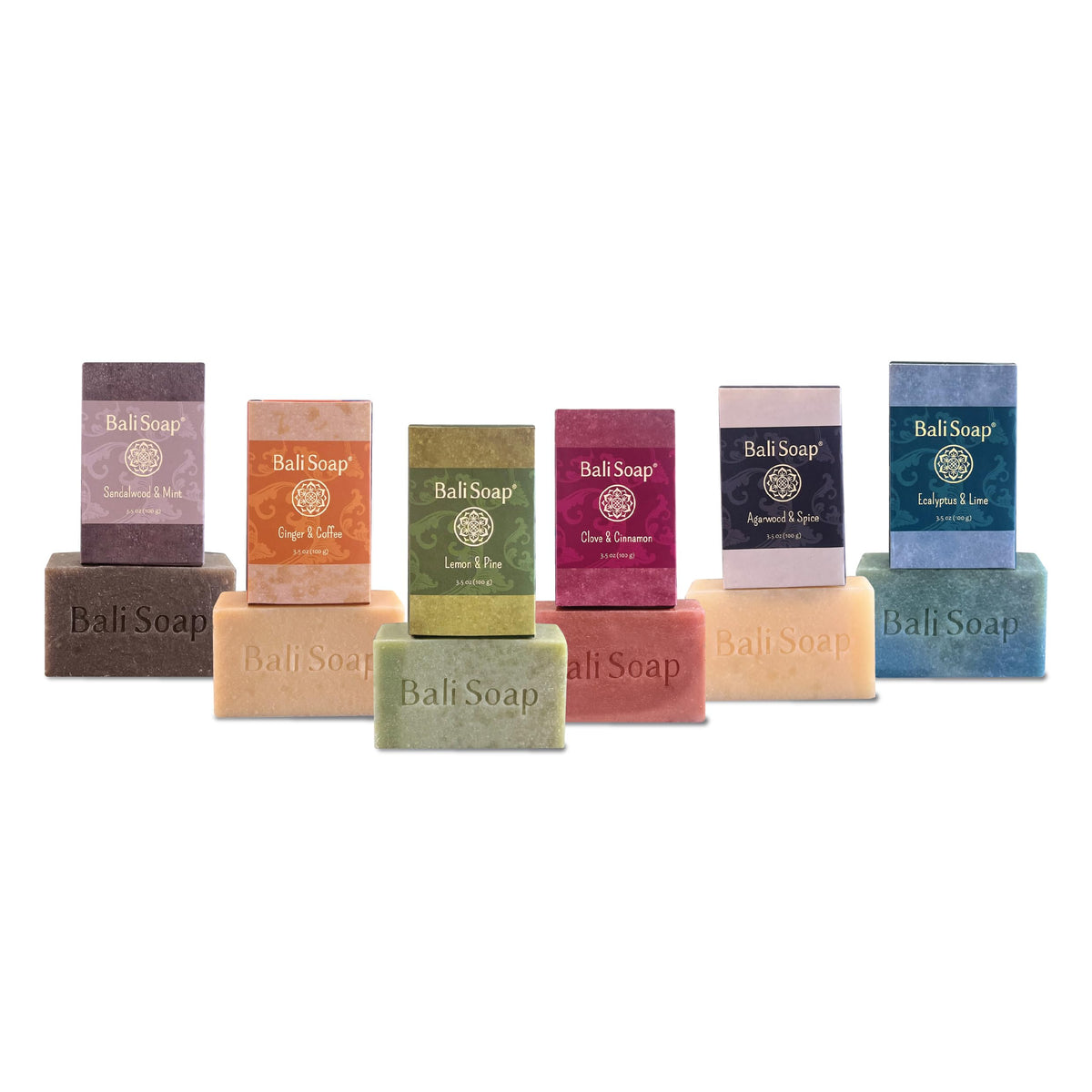 Bali Soap close-up texture of bar showing creamy, moisturizing lather