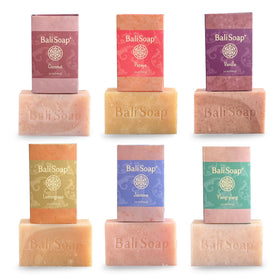 Bali Soap close-up of bar texture highlighting creamy lather and moisturizing benefit