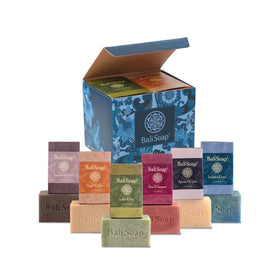 Bali Soap front packaging showing six-bar gift set, ideal for gifting