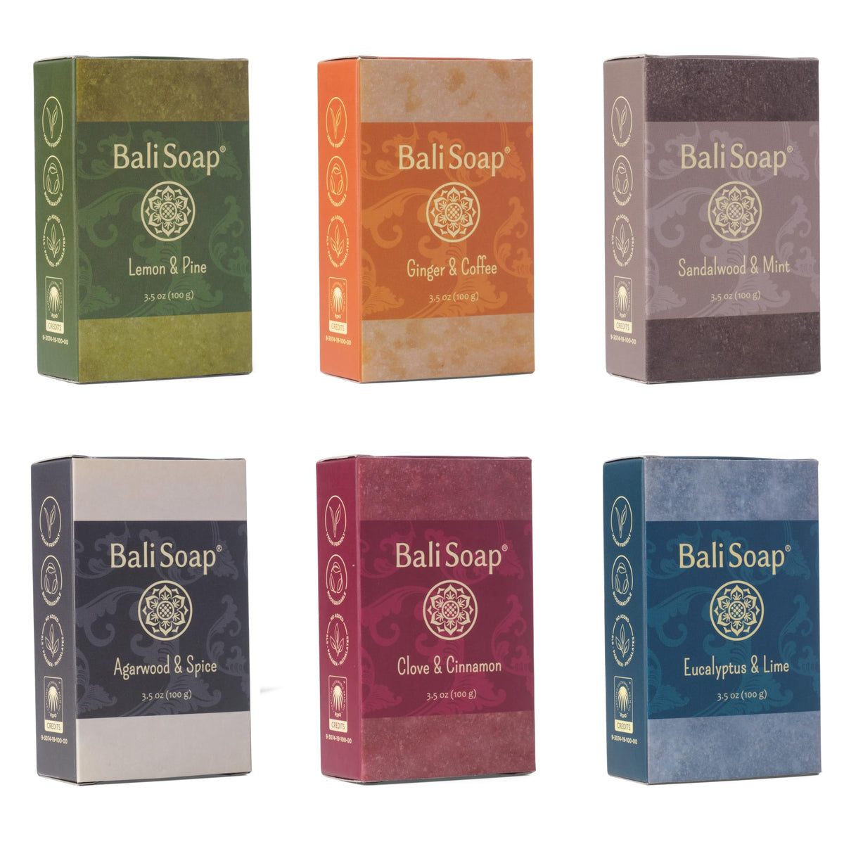 Bali Soap botanical oils and ingredients highlighting natural benefits