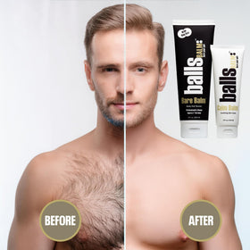 ballsBALM Big Balls Formula graphic illustrating targeted strength for coarse hair