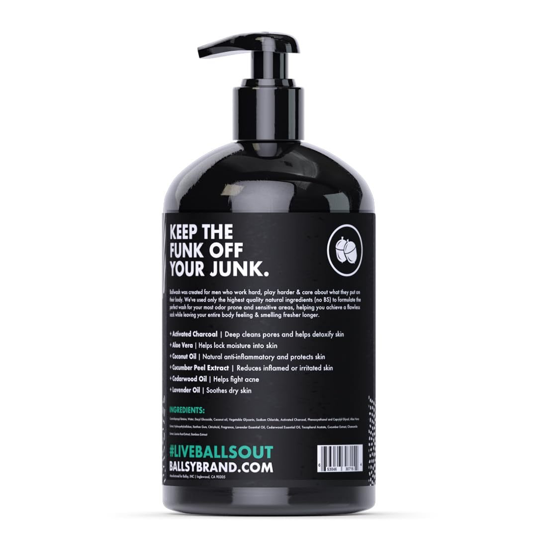 Ballsy packaging detail focusing on bottle materials and shelf-ready look