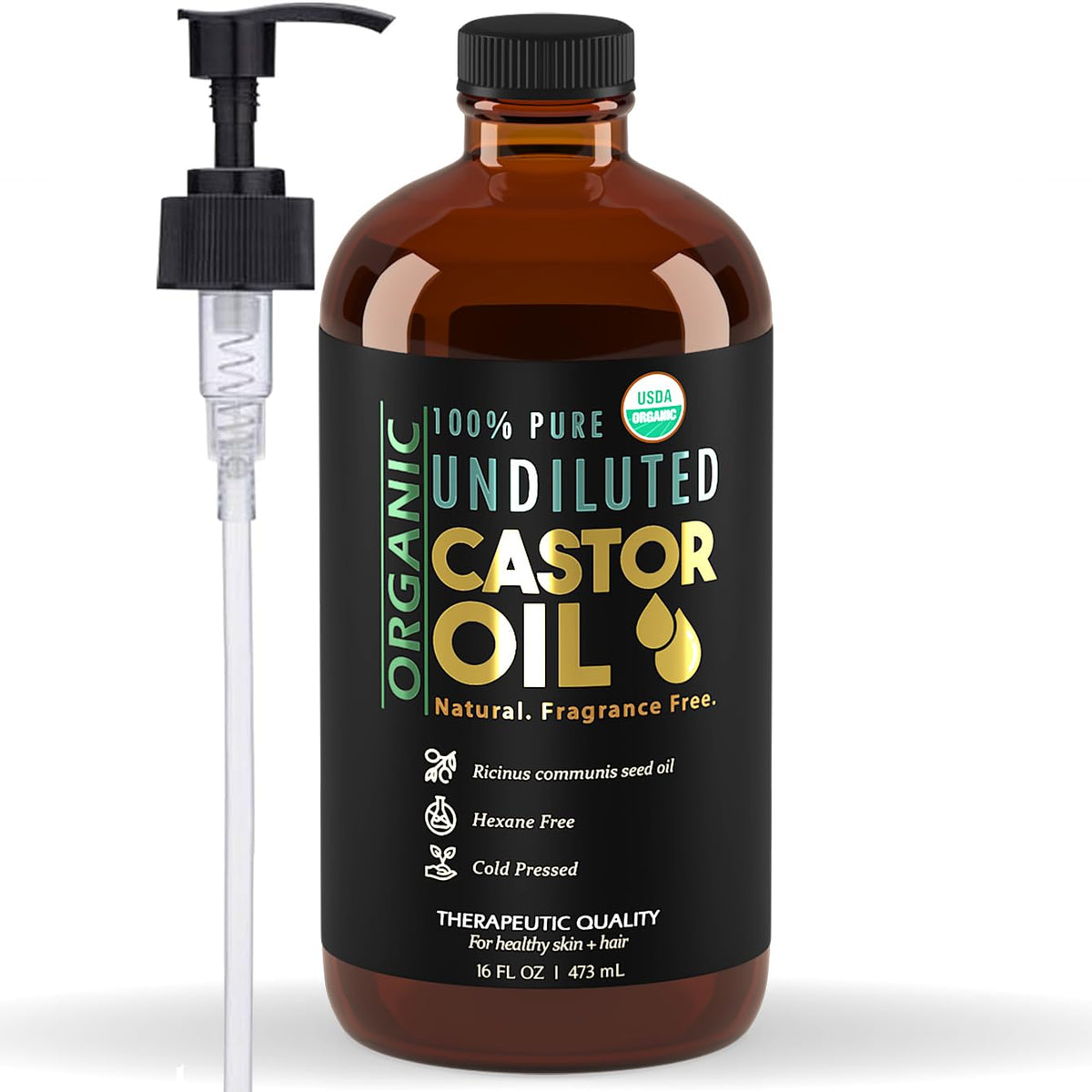 BALM OF GILEAD castor oil pack setup with cloth and bottle for topical application
