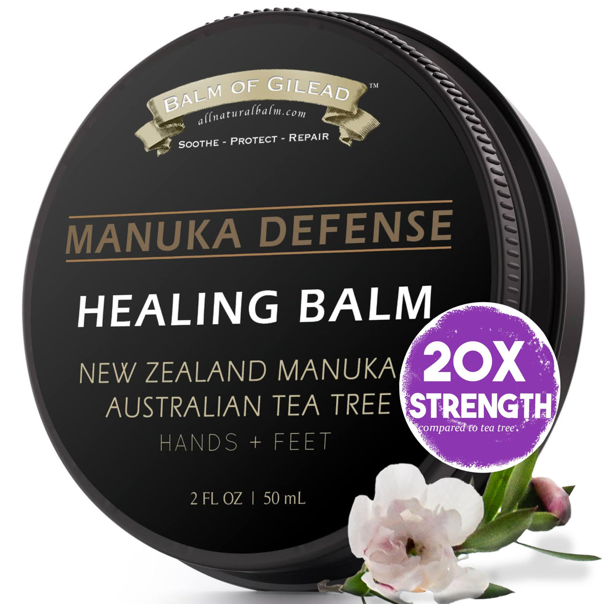 BALM OF GILEAD front jar showing clean packaging and product name for clear identification and trust