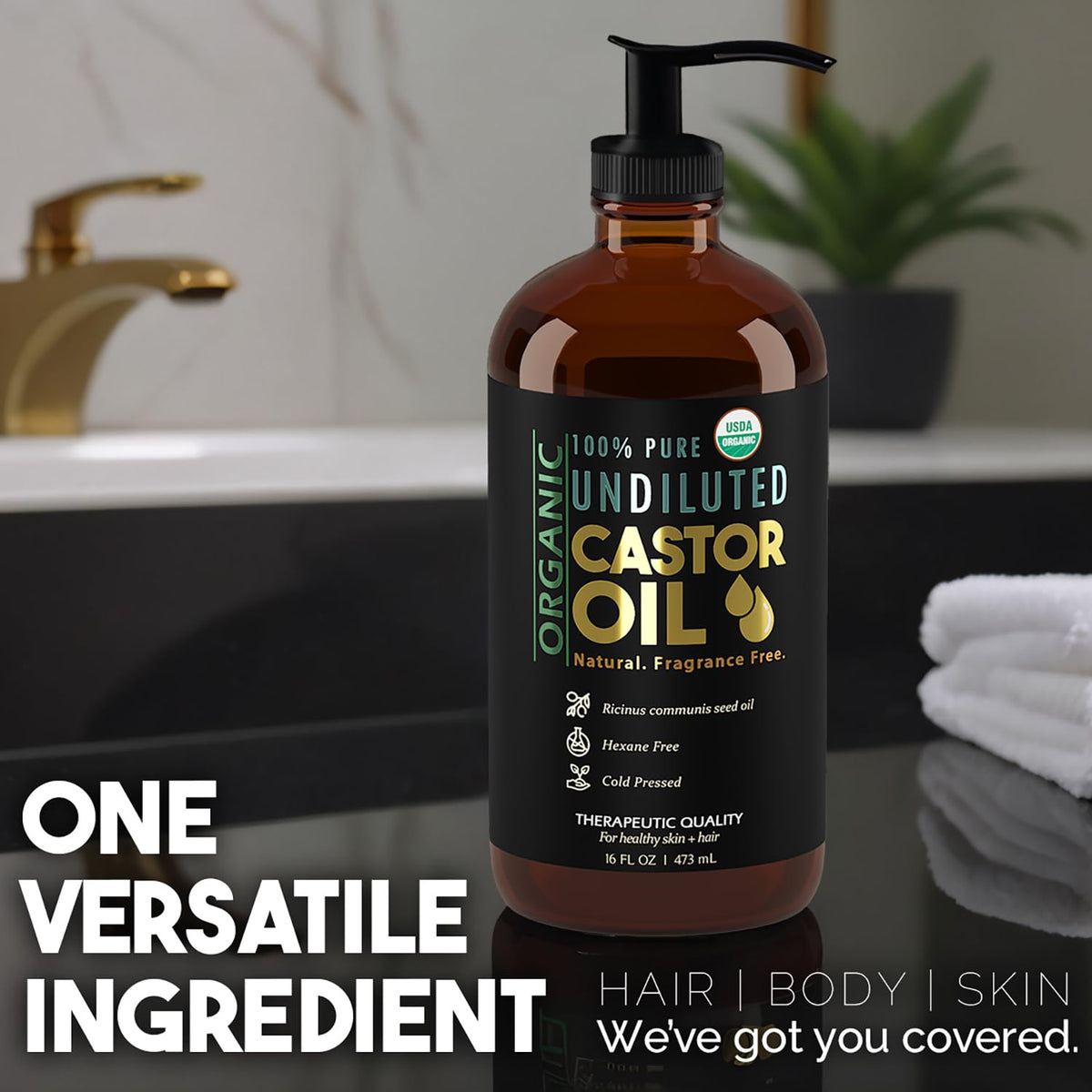 BALM OF GILEAD applied to hair ends to reduce dryness and improve manageability