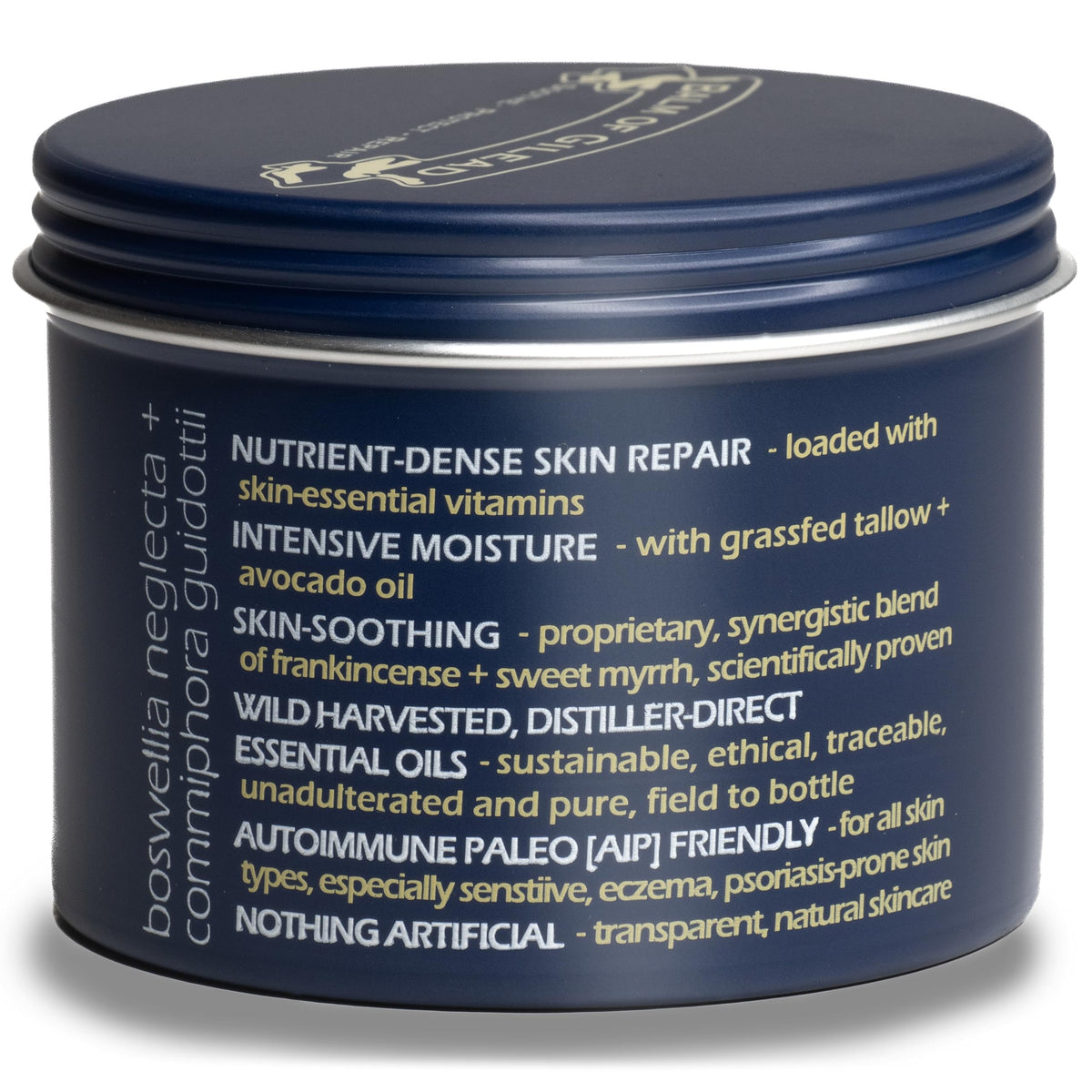 BALM OF GILEAD cream texture closeup showing smooth, non-greasy finish for quick absorption