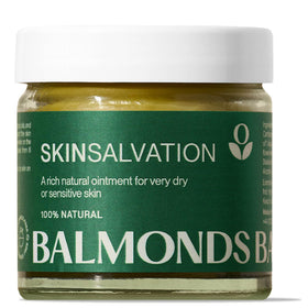 Balmonds front tin showing compact 60ml packaging and durable design