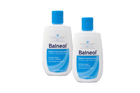 Balneol front packaging shows two 3 oz bottles and brand visible, portable convenience