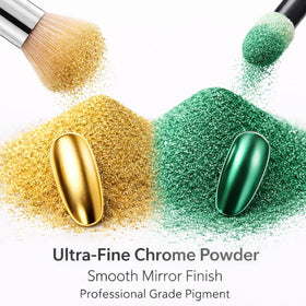 BALTIC DAY nail application demo producing mirror chrome finish and durable shine