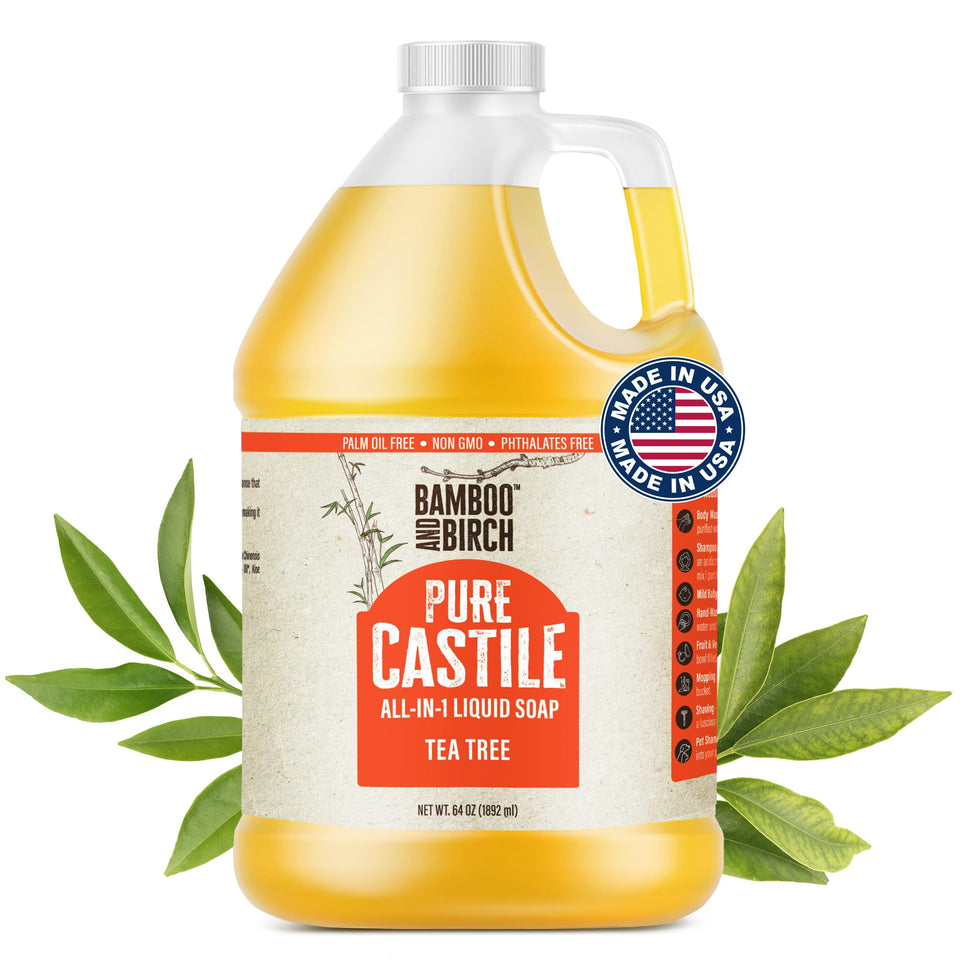 BAMBOO AND BIRCH 64 oz bottle front label showing product name and size