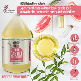 BAMBOO AND BIRCH label close-up revealing natural ingredients and transparency benefit