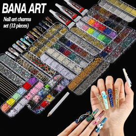 BANA ART open 13 compartment boxes for fast organized selection