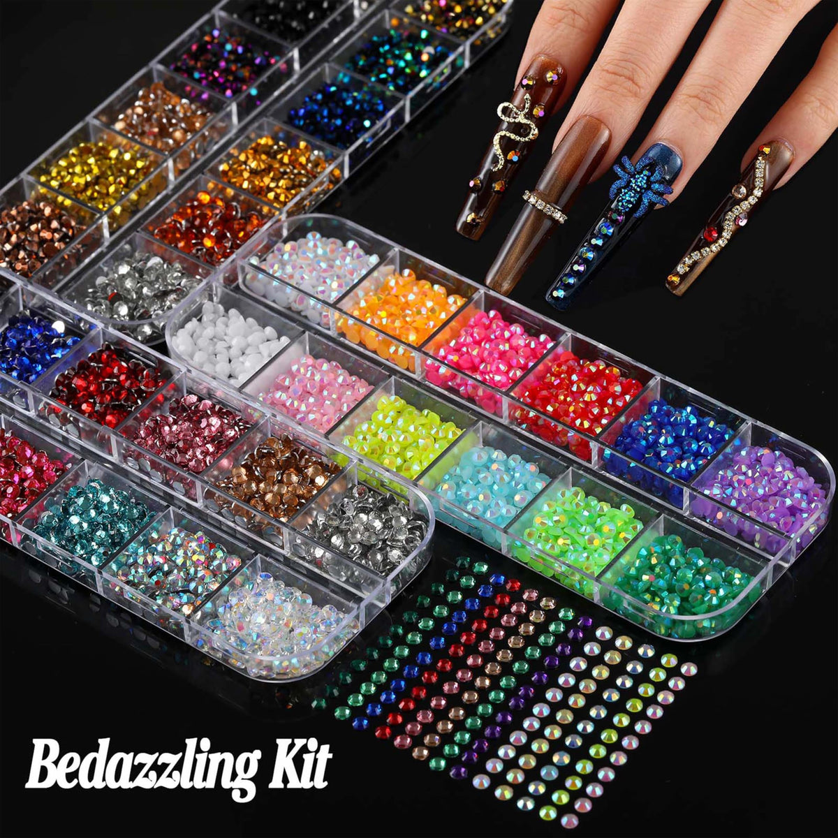 BANA ART on finished nails demonstrating salon-style results