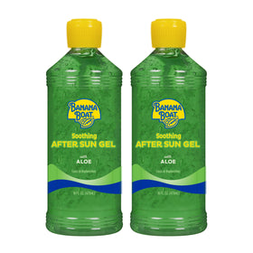 Banana Boat front packaging showing twin 16 fl oz tubes and cooling benefit