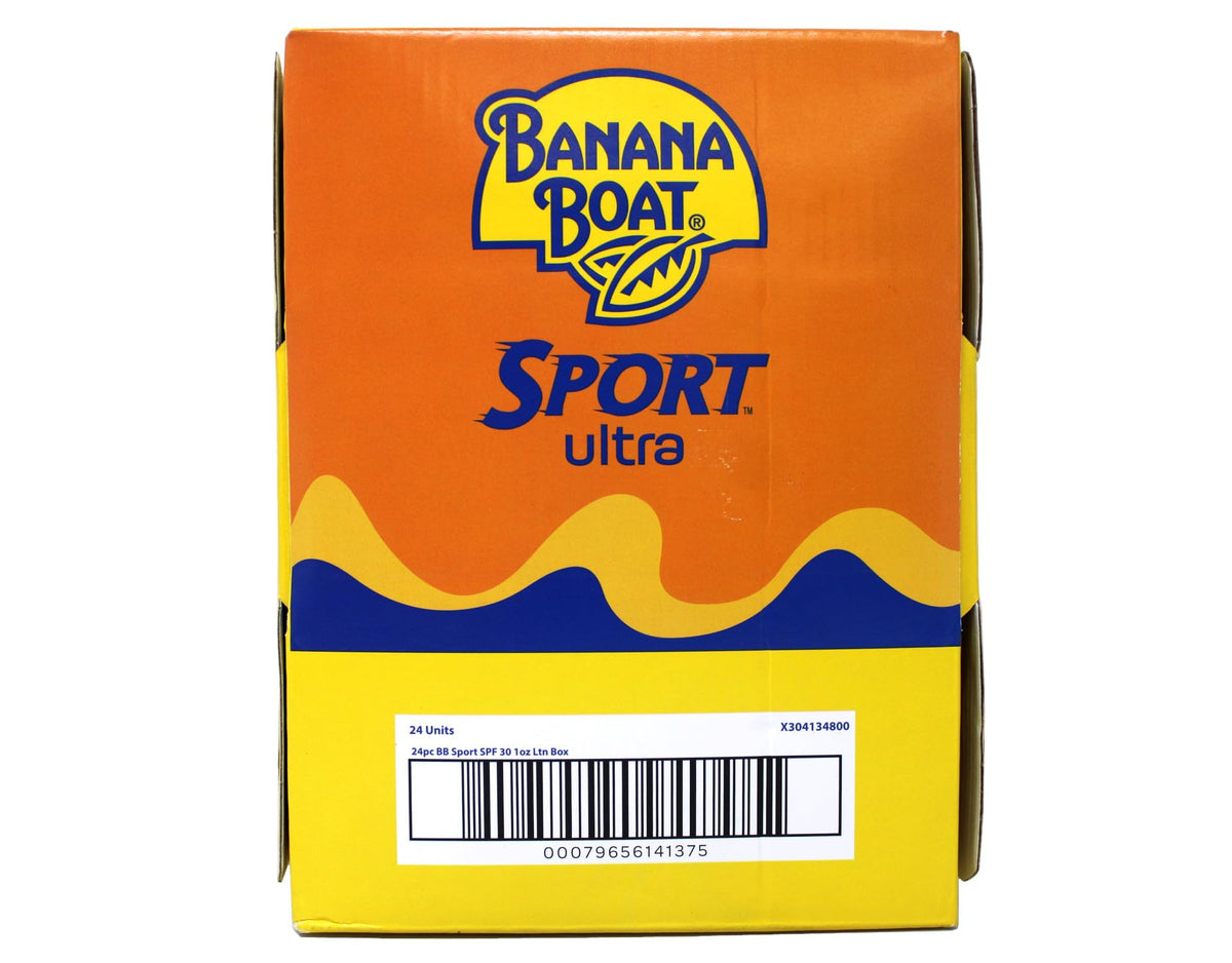 Banana Boat applying sunscreen on arm illustrating easy spreadability