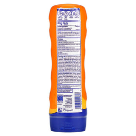 Banana Boat bottle on beach towel illustrating protection during water activities