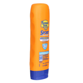 Banana Boat close-up of lotion texture demonstrating quick absorption
