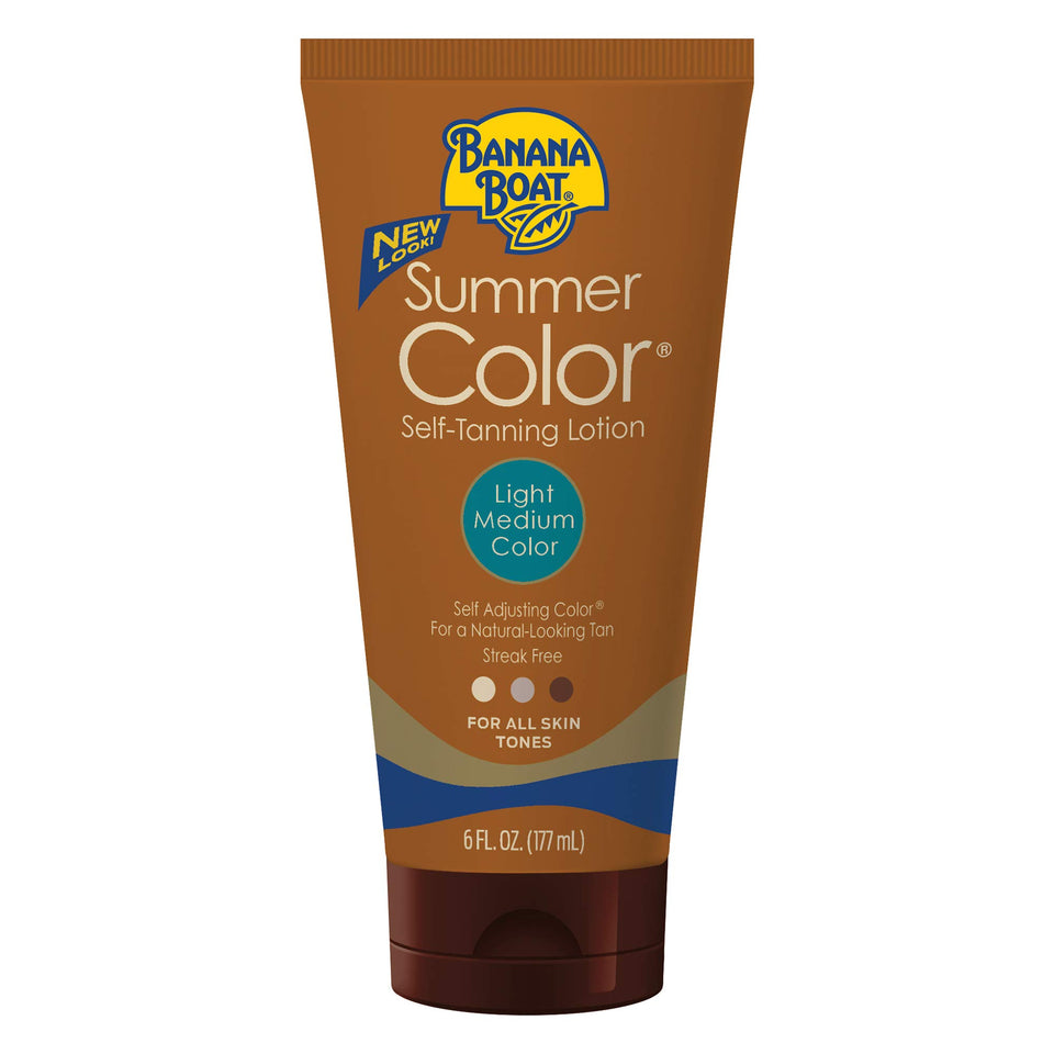 Banana Boat front-facing 6oz bottle showing packaging and size benefit
