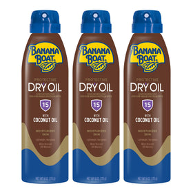 Banana Boat front packaging three-pack showing product and SPF benefit