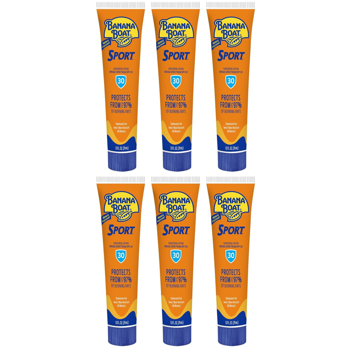 Banana Boat front packaging showing SPF 30 and travel-ready benefits