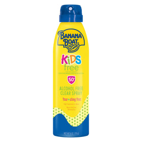 Banana Boat front packaging showing SPF 50 benefit