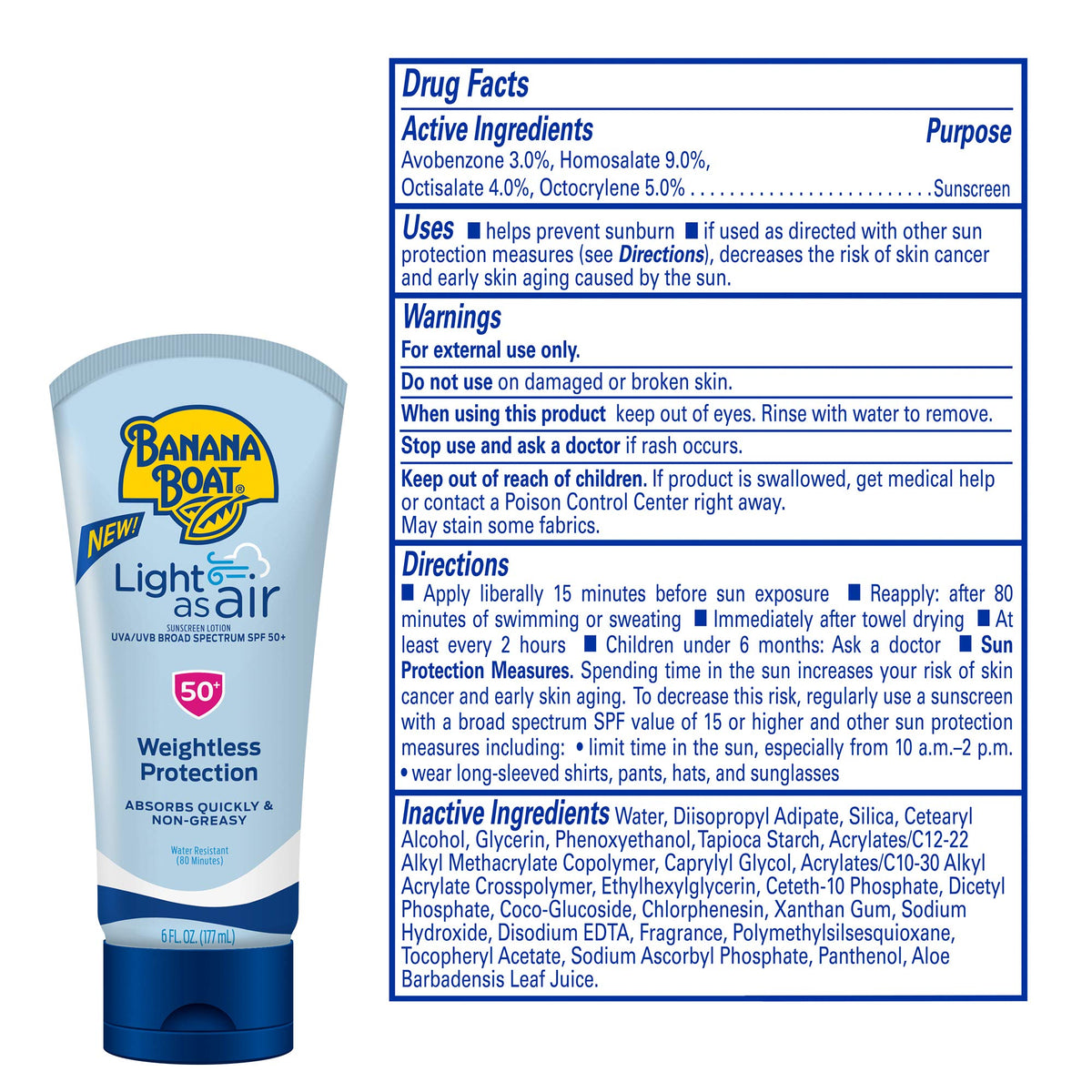 Banana Boat bottle open dispensing lotion for quick application benefit