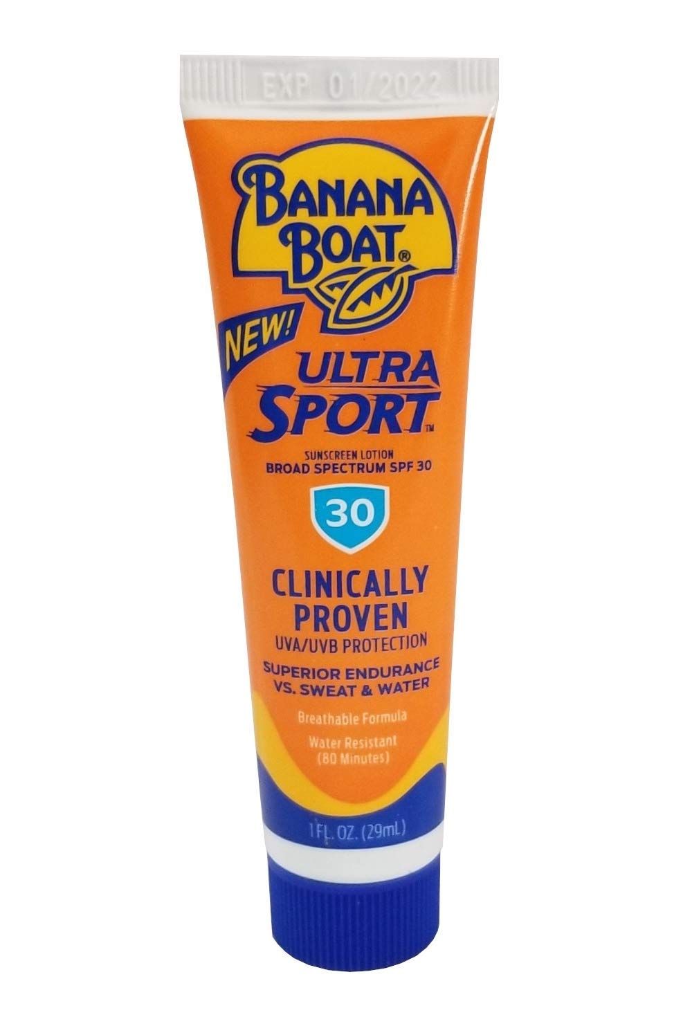 Banana Boat sunscreen applied during outdoor sport showcases lasting activity protection