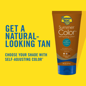 Banana Boat lotion texture close-up highlighting smooth, non-oily finish