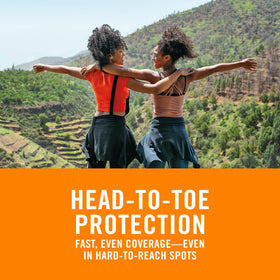 Banana Boat used on a sunny beach highlighting water resistant protection during play