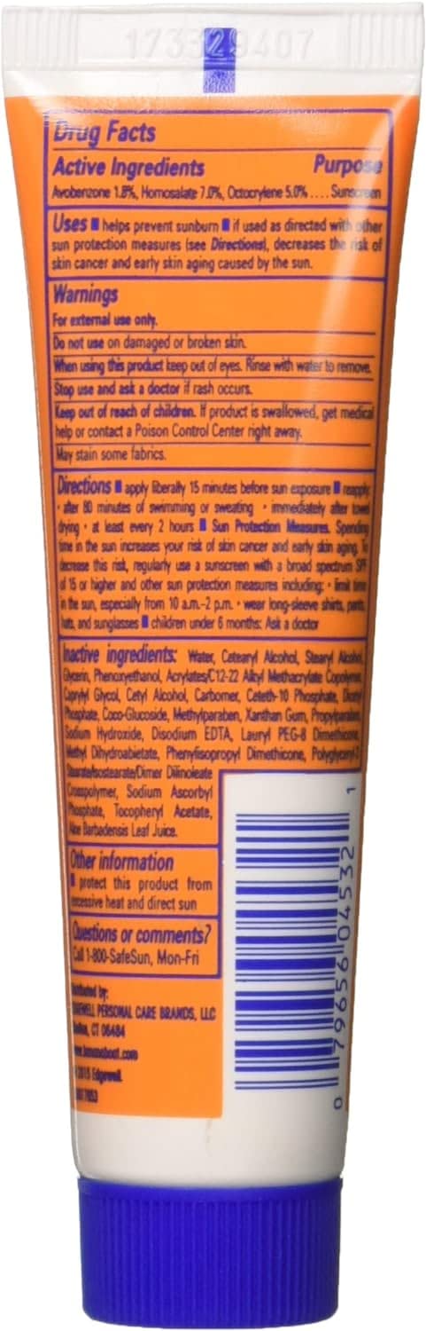 Banana Boat tube with cap open showing easy one-handed application benefit