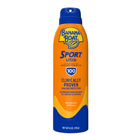Banana Boat front packaging showing SPF 100 protection and benefits
