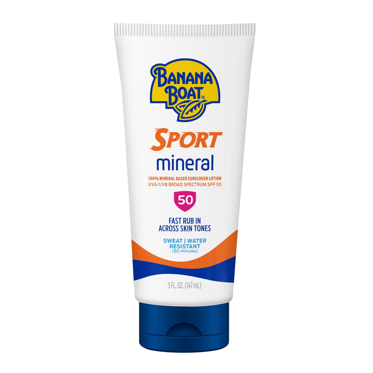 Banana Boat front packaging showing SPF 50 protection and benefit