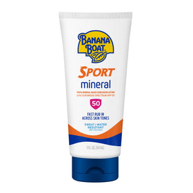 Banana Boat front packaging showing SPF 50 protection and benefit