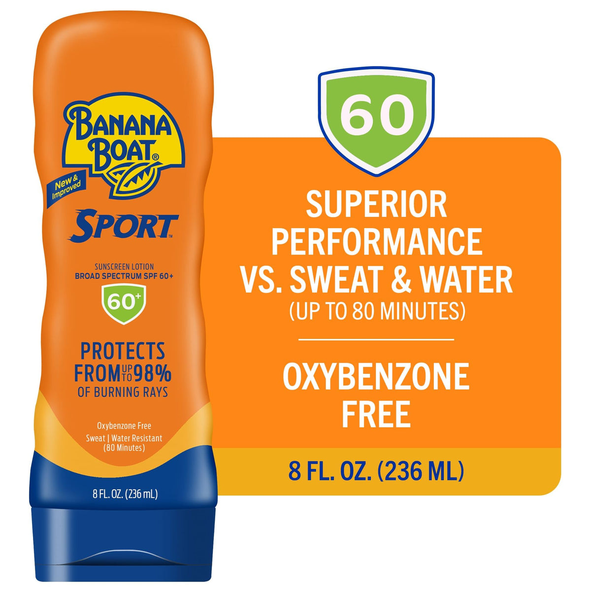 Banana Boat pump dispense close-up demonstrating easy application and control