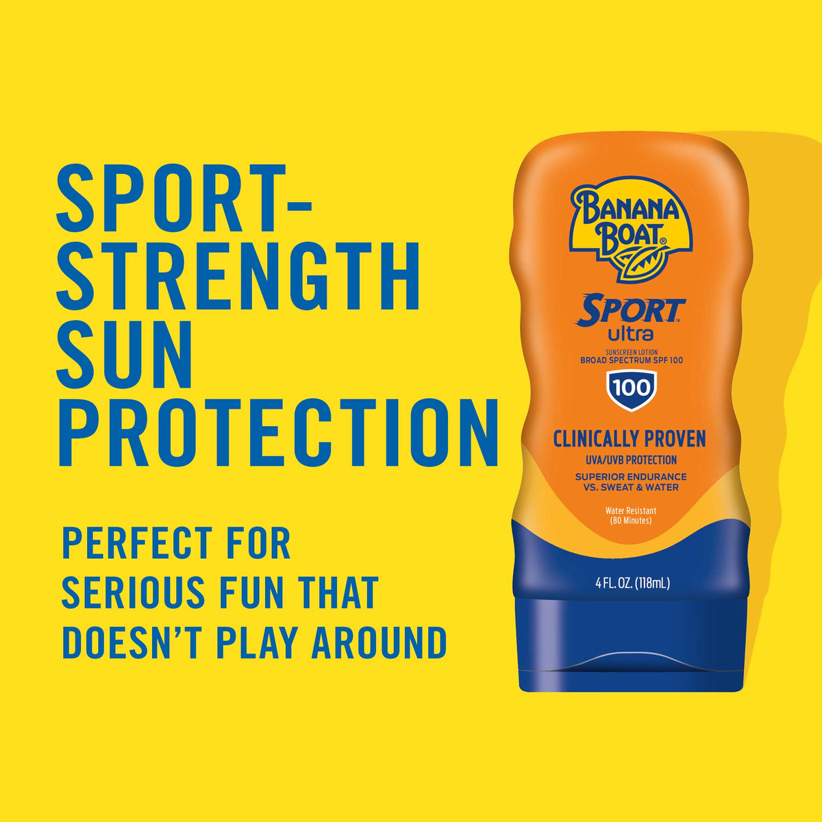 Banana Boat lotion texture closeup demonstrating quick absorption benefit