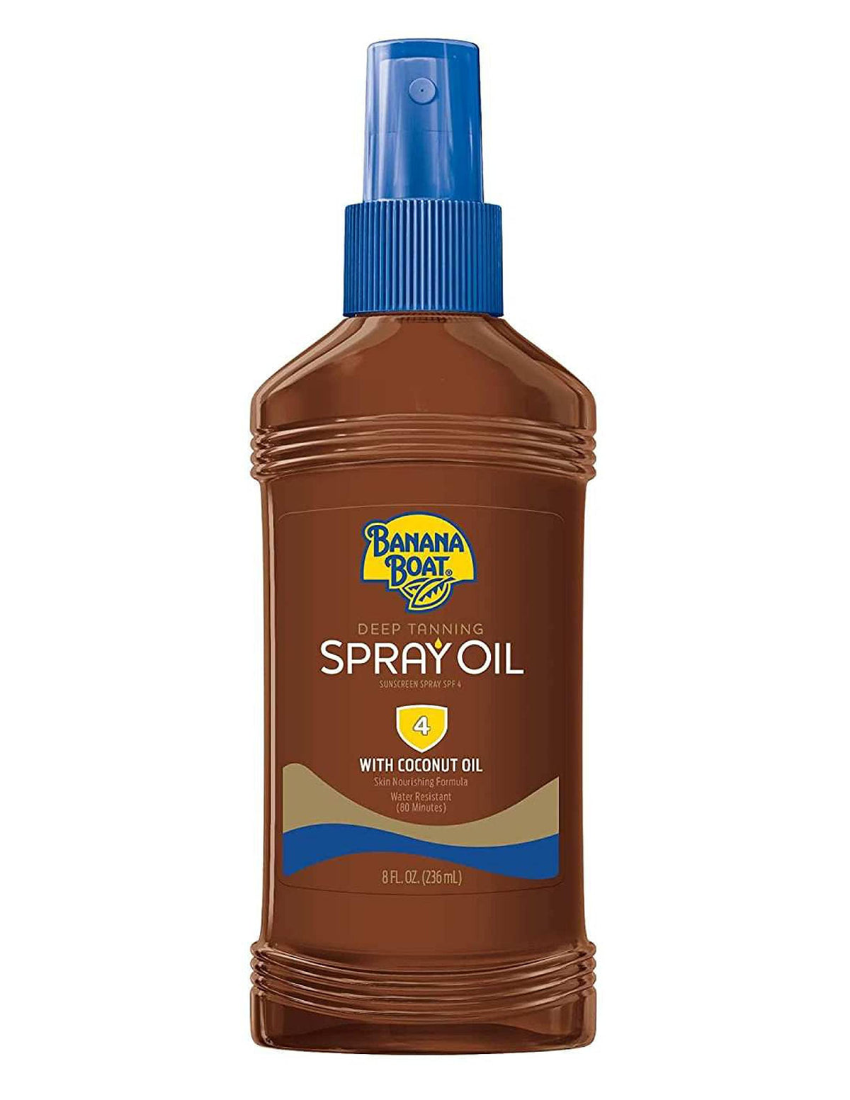 Banana Boat spray nozzle and pump detail for even, controlled application benefit