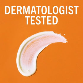Banana Boat lotion texture swatch illustrating quick-absorbing moisturizing benefit
