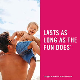 Banana Boat UltraMist clear finish on skin with quick drying