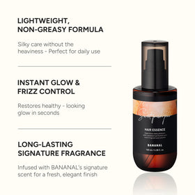 BANANAL with argan and botanical oils flatlay illustrating nourishing ingredients