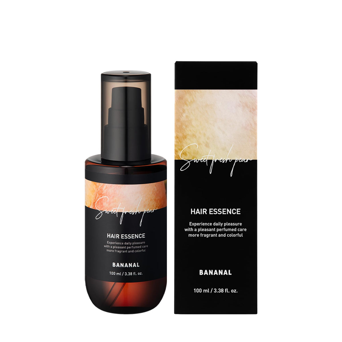 BANANAL bottle on vanity setting conveying daily styling convenience and scent