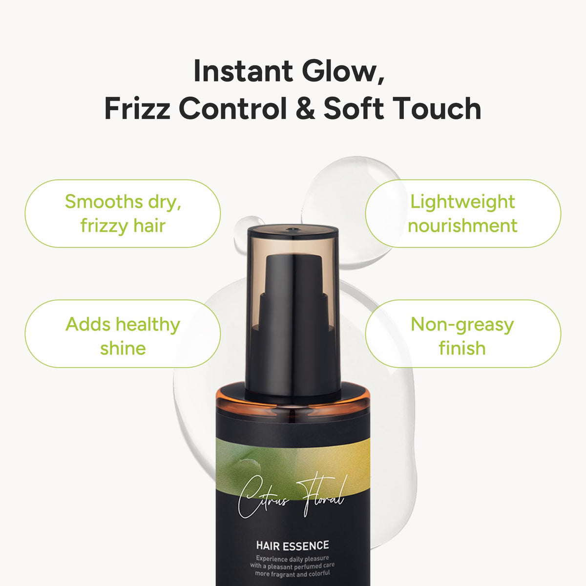 BANANAL serum texture droplet close-up, shows lightweight absorption benefit