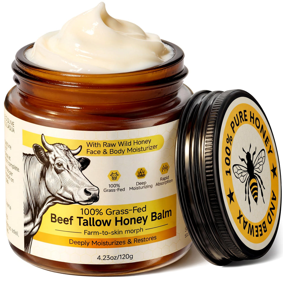 BanDolerA jar front view showing clean label and unscented balm, promotes natural hydration