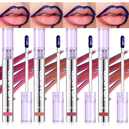 BANGFENG front packaging showing four lip liner tubes and branding, clear product identification and convenience