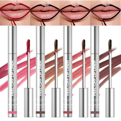 BANGFENG front packaging showing four peel-off lip liner stains and benefits