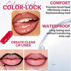 BANGFENG full coverage lip look showcasing even color and smudge resistance