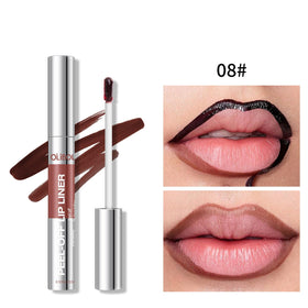 BANGFENG lifestyle model wearing nude matte showing natural, long-lasting finish